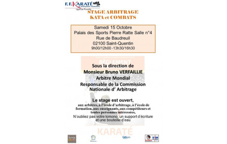 Stage régional d'arbitrage