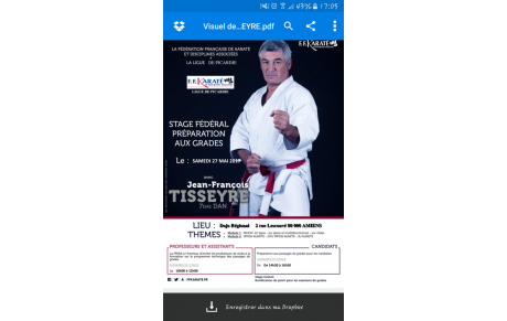 Stage fédéral de préparation aux grades